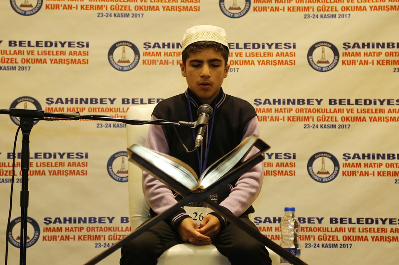 Gaziantep’te Kur’an-ı Kerim’i güzel okuma yarışması
